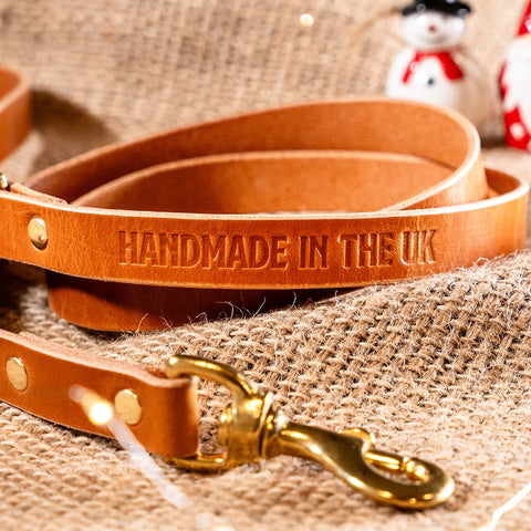 leather dog leash