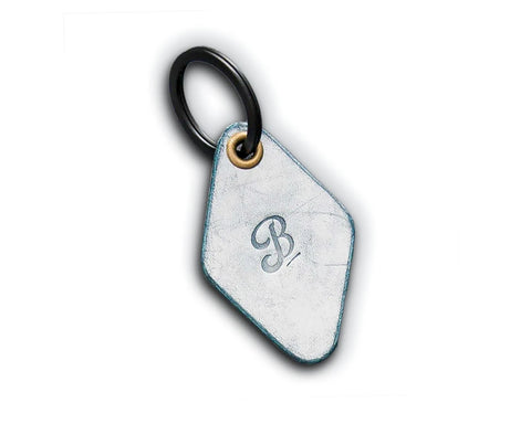 mini leather hotel keyring fob