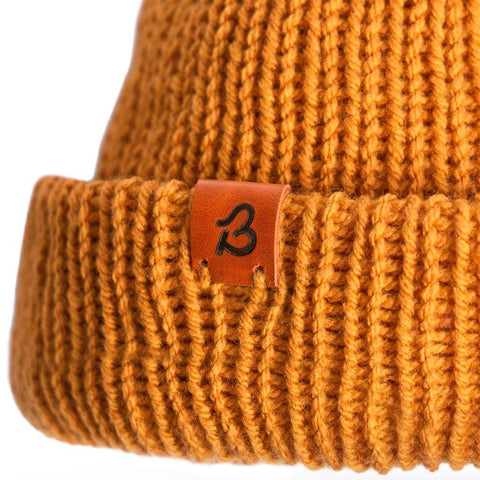 Burnt Mustard Slack Fit Wooly Hat - BaileysBespoke