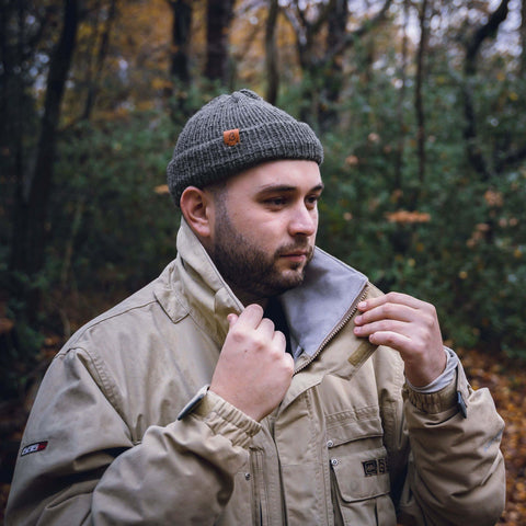 Hazel Brown Wooly Beanie Hat - BaileysBespoke