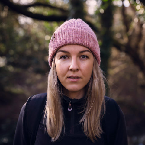 Dusty Pink Trawler Wooly Hat - BaileysBespoke