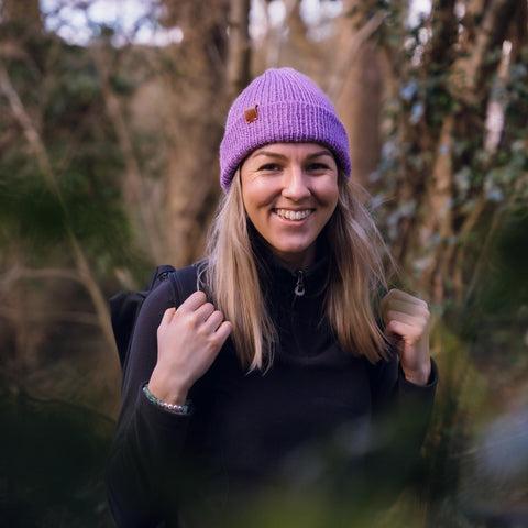 Lavander Pink Wooly Beanie Hat - BaileysBespoke