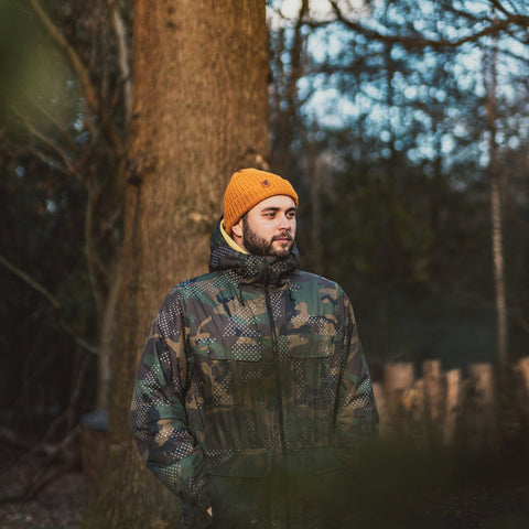 Burnt Mustard Yellow Wooly Beanie Hat - BaileysBespoke