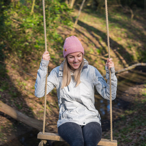 Dusty Pink Slack Fit Wooly Hat - BaileysBespoke