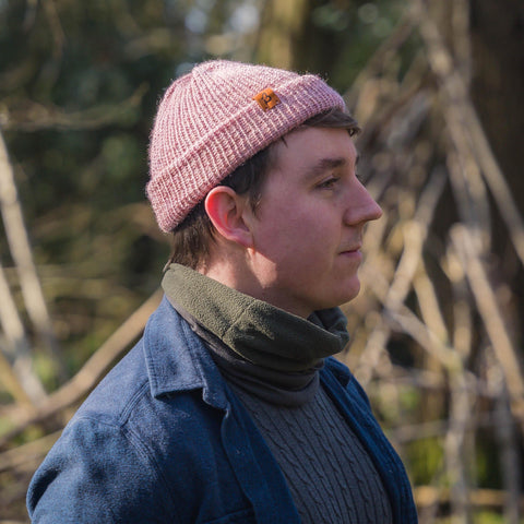 Lavander Pink Wooly Beanie Hat - BaileysBespoke