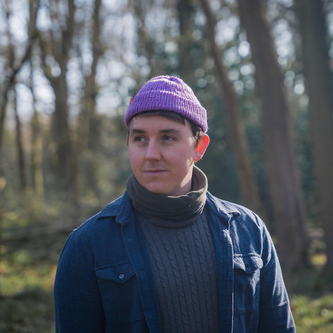 Lavander Pink Wooly Beanie Hat - BaileysBespoke