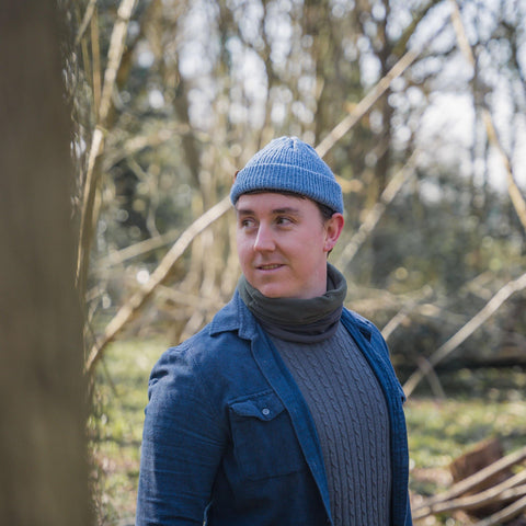 Dusty Pink Slack Fit Wooly Hat - BaileysBespoke