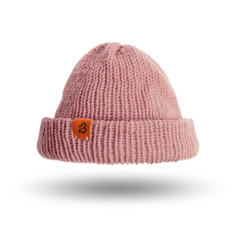 Dusty Pink Trawler Wooly Hat - BaileysBespoke