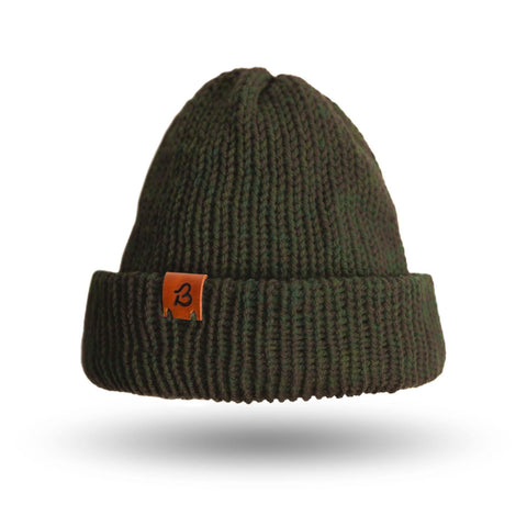 Forest Green Slack Fit Wooly Hat - BaileysBespoke