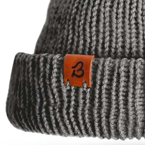 Grey Mix Wooly Beanie Hat - BaileysBespoke