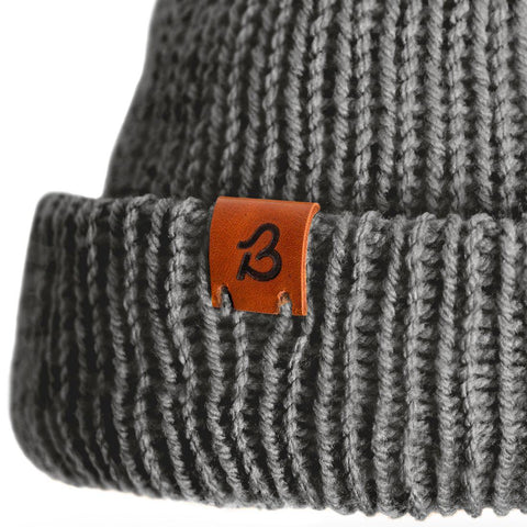 Grey Mix Slack Fit Wooly Hat - BaileysBespoke