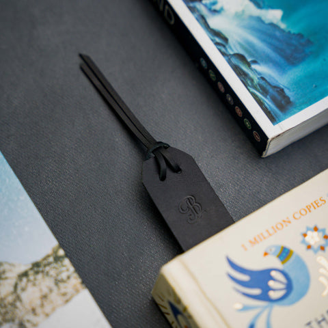 Black Leather Bookmark