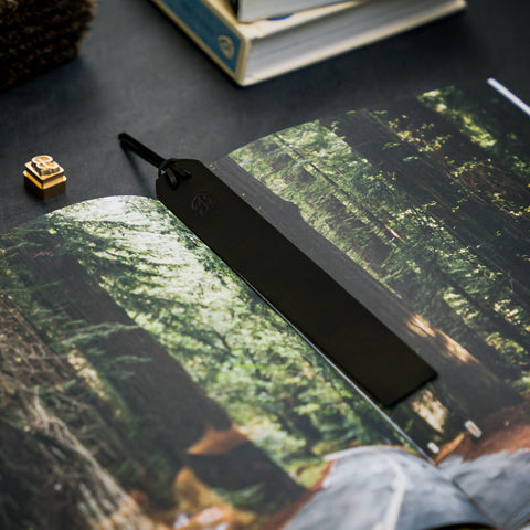 Black Leather Bookmark