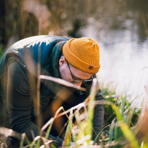 Hazel Brown Wooly Beanie Hat - BaileysBespoke