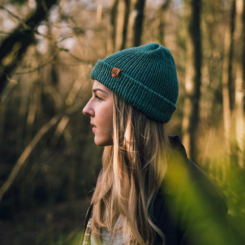 Orchard Green Wooly Beanie Hat - BaileysBespoke