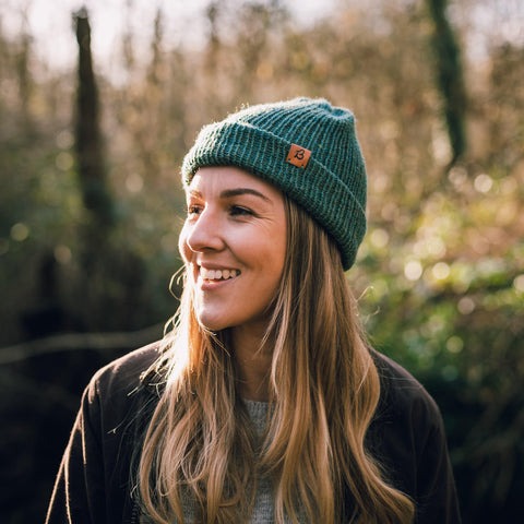 Orchard Green Wooly Beanie Hat - BaileysBespoke