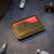 leather travel credit card holder