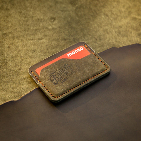 leather credit card holder