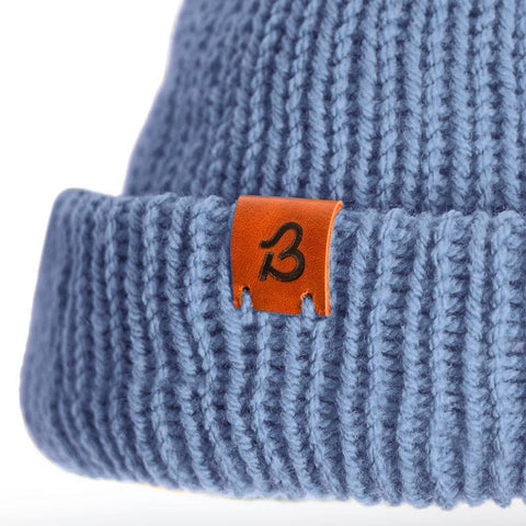 Pastel Blue Wooly Beanie Hat - BaileysBespoke